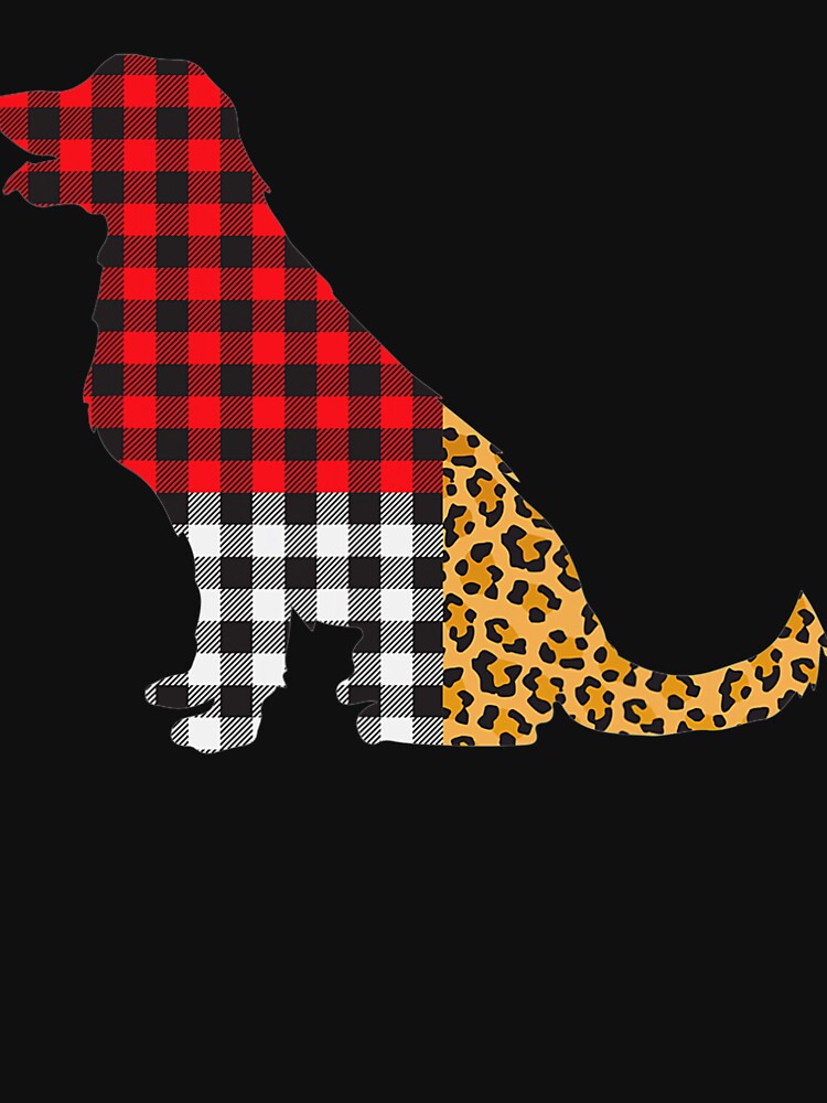Buffalo Plaid Golden Retriever Dog Lover Valentine_s day by NiceStore095 T-Shirts, Hoodie, Sweatshirt (Image 3)