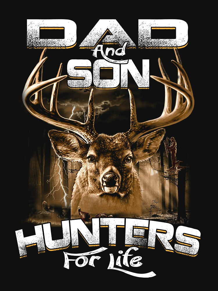Dad and Son Hunters for life by DDesigner T-Shirts, Hoodie, Sweatshirt | BlankRebels.com (Image 3)