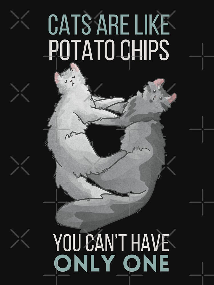 Cats are like Potato Chips - American Curls - Gifts for cat lovers by FelineEmporium T-Shirts, Hoodie, Sweatshirt (Image 3)