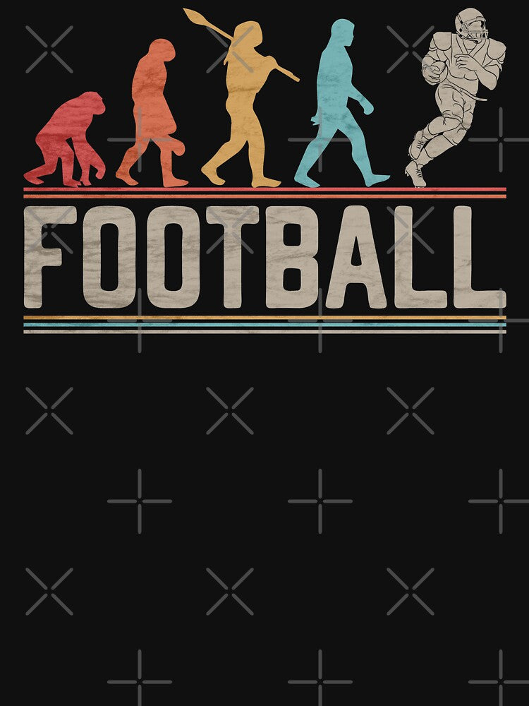 American Football Evolution Man Funny Football Player T-Shirts, Hoodie, Sweatshirt