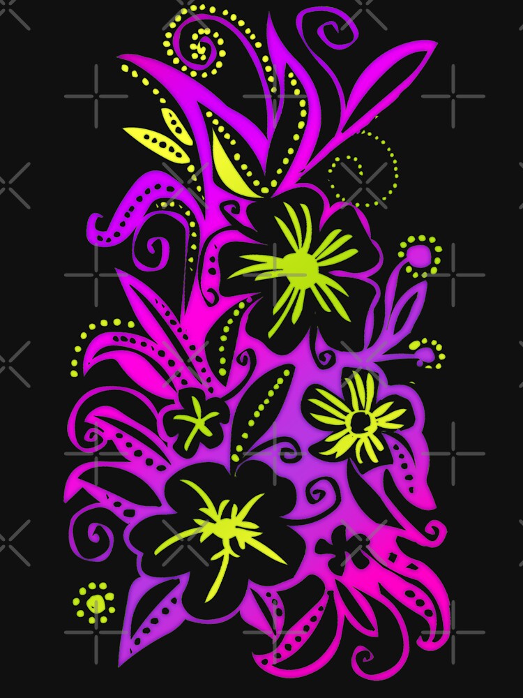 Punk floral - Lolita Gothic by Vassia Sarri T-Shirts, Hoodie, Sweatshirt | BlankRebels.com (Image 3)