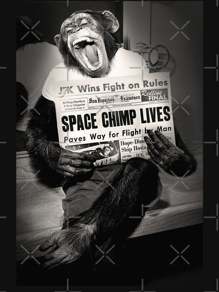 Ham, the space chimp, lives! by DudePal T-Shirts, Hoodie, Sweatshirt | BlankRebels.com (Image 3)