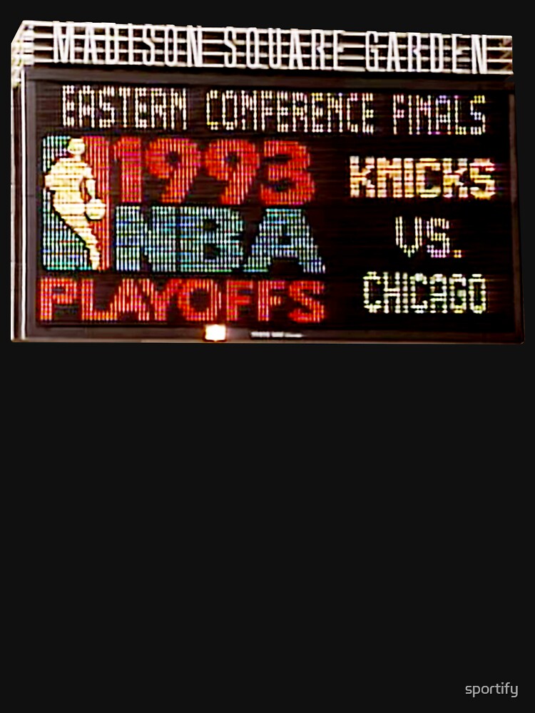 Madison Square Garden - New York vs Chicago 1993 Eastern Conference Finals Sticker, T-Shirt, Hoodie and More by... (Image 3)