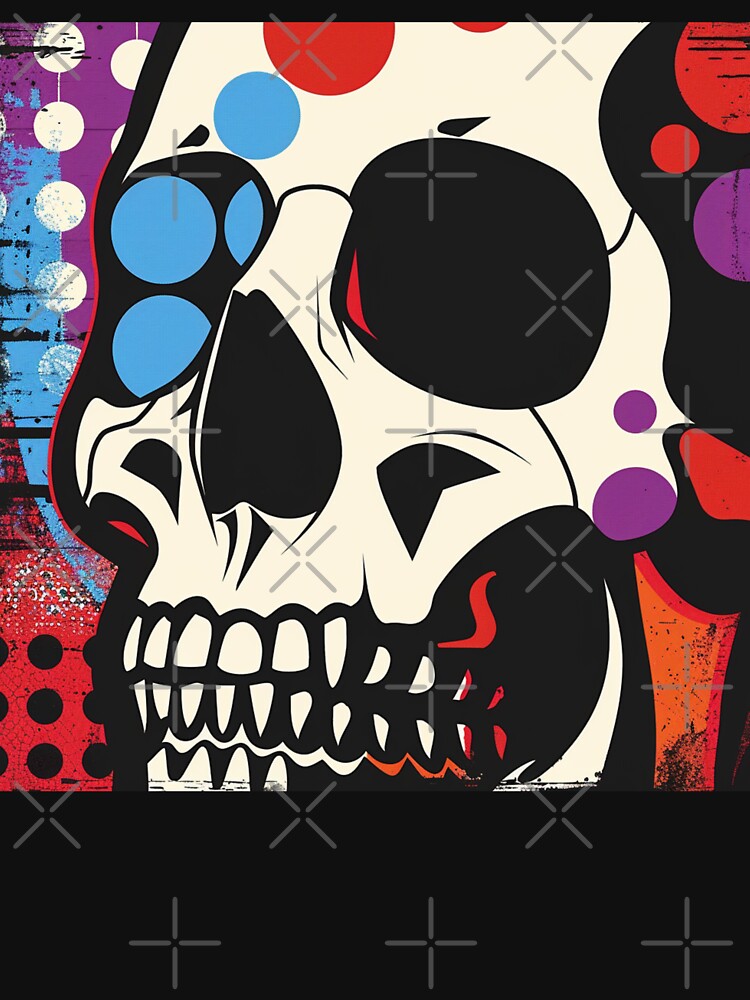 A MINIMAL POP ART SKULL by infinitearte T-Shirts, Hoodie, Sweatshirt | BlankRebels.com (Image 3)