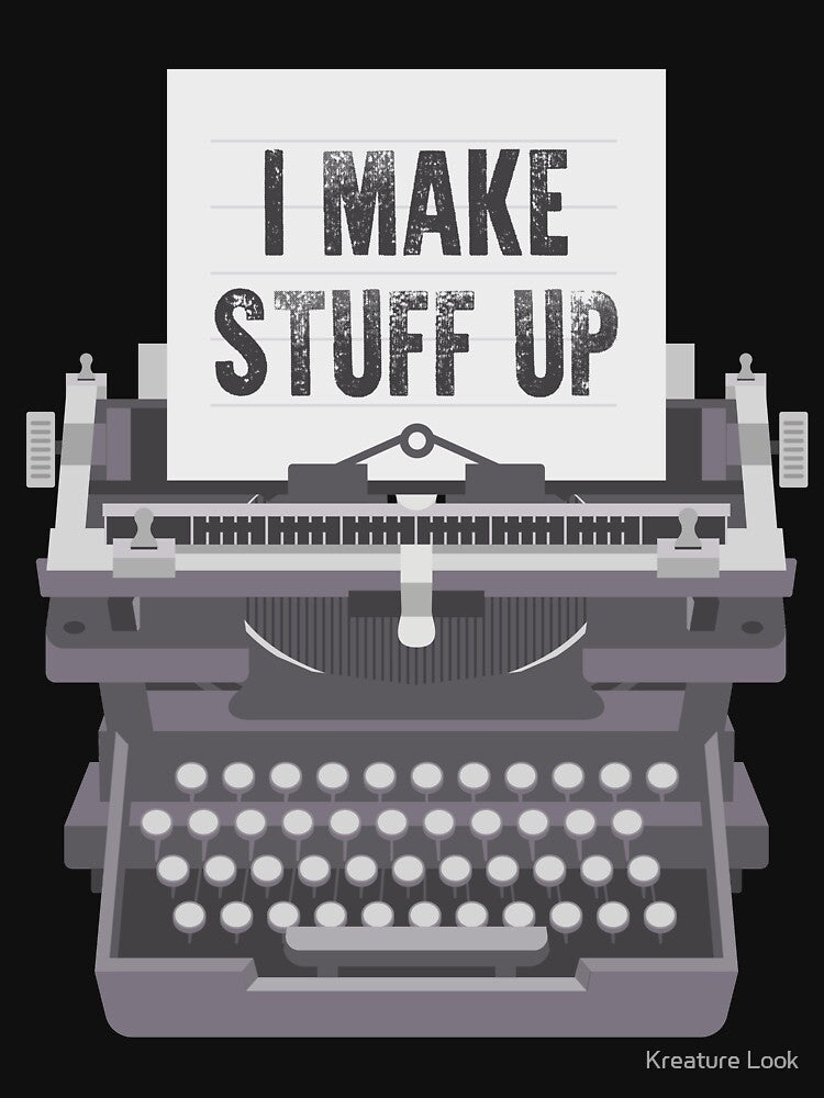 i make stuff up | book reading shirt | bookish gifts | book lover t-shirt | book lover gift | gift for booknerd... (Image 3)