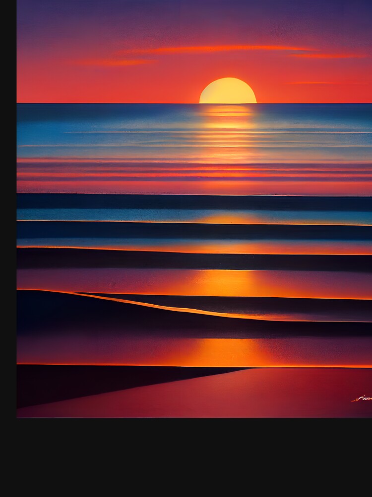 Sunset Summer by MidJourneymen T-Shirts, Hoodie, Sweatshirt | BlankRebels.com (Image 3)