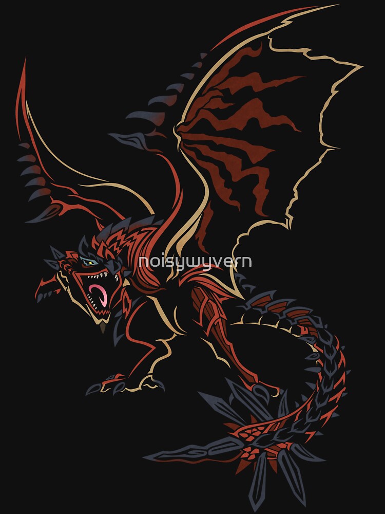Rathalos - Monster Hunter World by noisywyvern T-Shirts, Hoodie, Sweatshirt | BlankRebels.com (Image 3)