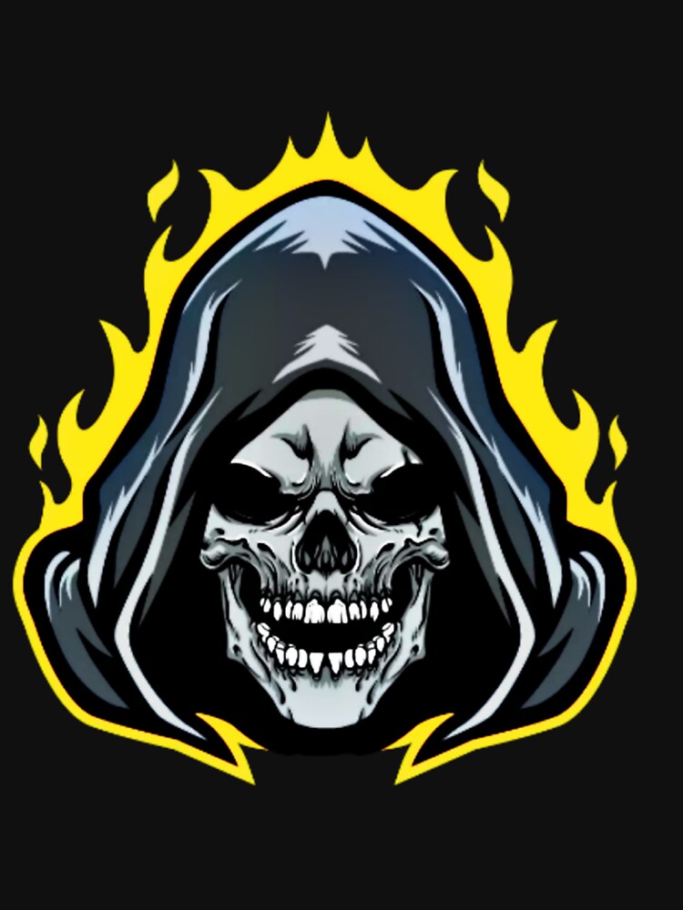 Skull on fire by Deepu09 T-Shirts, Hoodie, Sweatshirt | BlankRebels.com (Image 3)