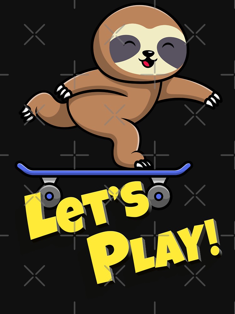 funny skateboard sloth by PRINYOS T-Shirts, Hoodie, Sweatshirt | BlankRebels.com (Image 3)