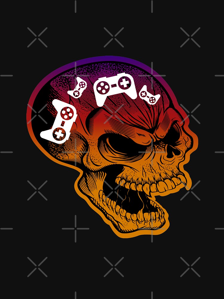 Skull Gaming In Skull Skull Gift by AxzoGerman T-Shirts, Hoodie, Sweatshirt | BlankRebels.com (Image 3)
