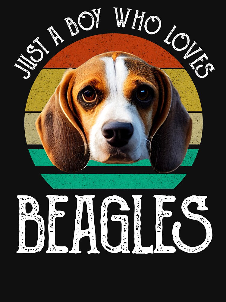 Just A Boy Who Loves Beagles by Cat Lady Designs T-Shirts, Hoodie, Sweatshirt | BlankRebels.com (Image 3)