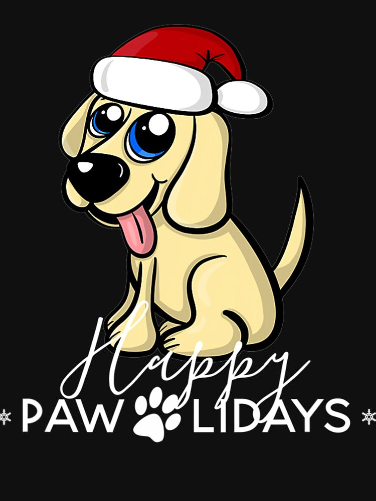 Christmas Golden Retriever Puppy with Santa Hat Cute Funny by NiceStore095 T-Shirts, Hoodie, Sweatshirt (Image 3)
