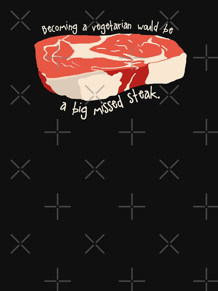 Funny Steak, Vegetarian Pun by Amy Hadden