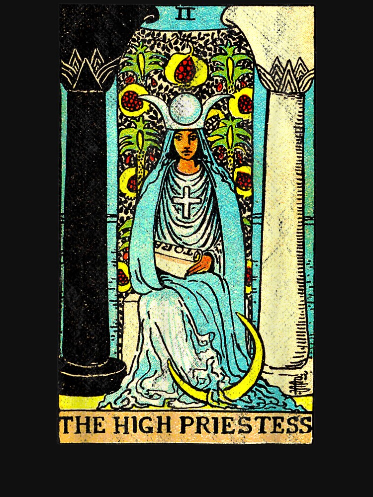 Tarot Card The High Priestess by Jill-Rangel-779 T-Shirts, Hoodie, Sweatshirt | BlankRebels.com (Image 3)