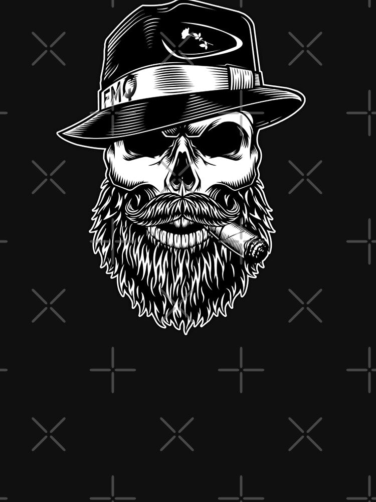 Skull Beard With Hat by FMQ Store T-Shirts, Hoodie, Sweatshirt | BlankRebels.com (Image 2)