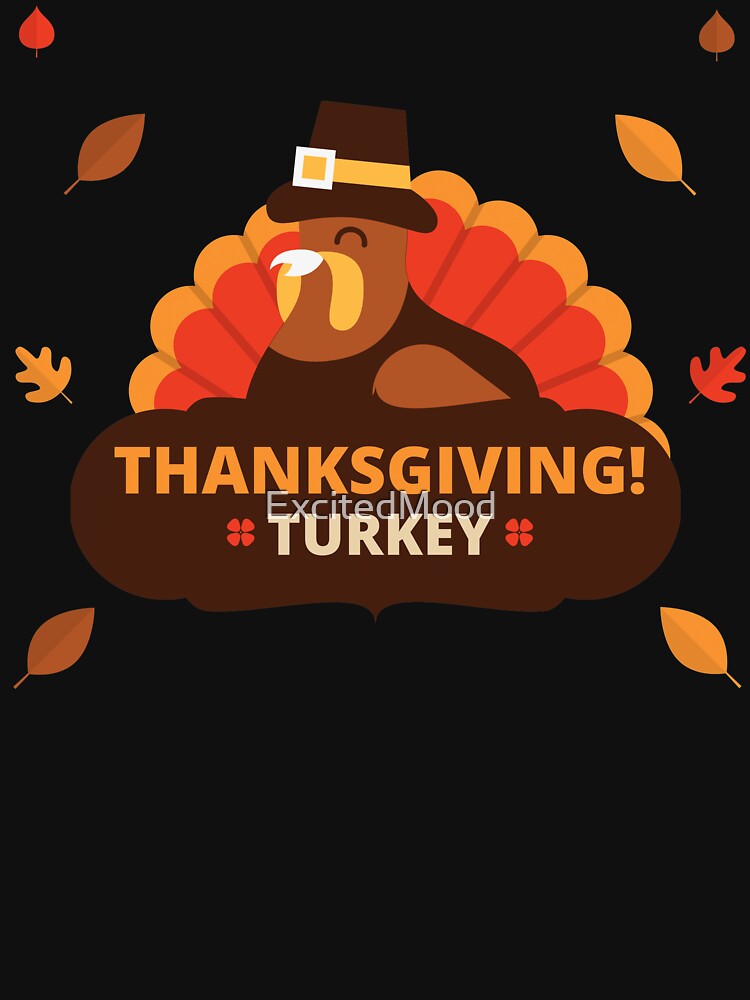 Thanhsgiving Turkey Mom Gift Crapy Design Social Distancing Gift for Wife Mother - Funny Cartoon illustration... (Image 3)