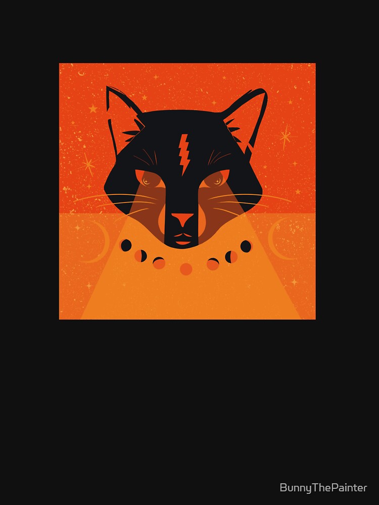 Black Cat Mystic Oracle by BunnyThePainter T-Shirts, Hoodie, Sweatshirt | BlankRebels.com (Image 3)