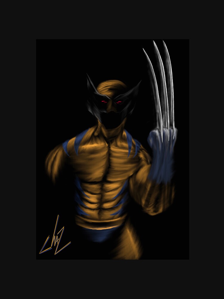 Aggression (Wolverine) - with background by TheArtOfChaz T-Shirts, Hoodie, Sweatshirt | BlankRebels.com (Image 3)
