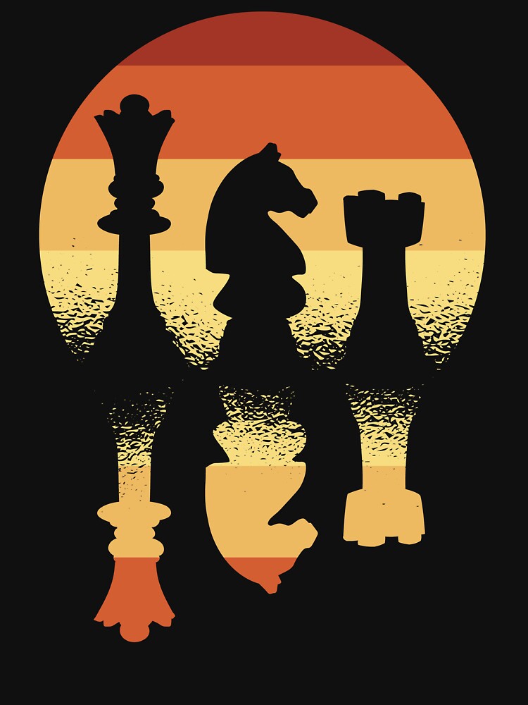 vintage chess pieces by MedMansour ⭐⭐⭐⭐⭐ T-Shirts, Hoodie, Sweatshirt | BlankRebels.com (Image 3)
