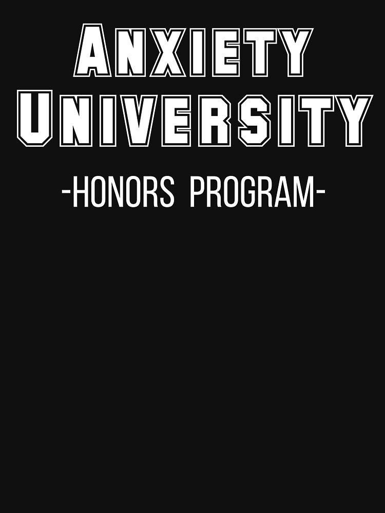 Anxiety Shirt Funny Mental Health Overthinking Meme Sarcastic Trendy Tee by LessIsLoud Hoodie, Sweatshirt (Image 3)