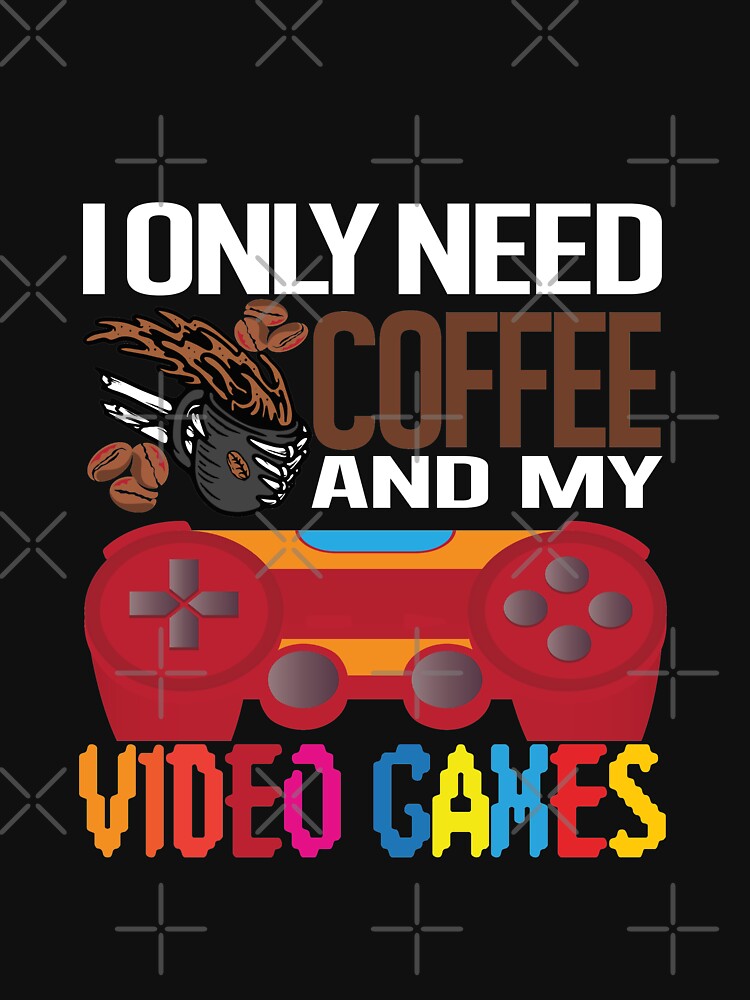 Gaming And Coffee Pro Gamer Streamer by AxzoGerman T-Shirts, Hoodie, Sweatshirt | BlankRebels.com (Image 3)