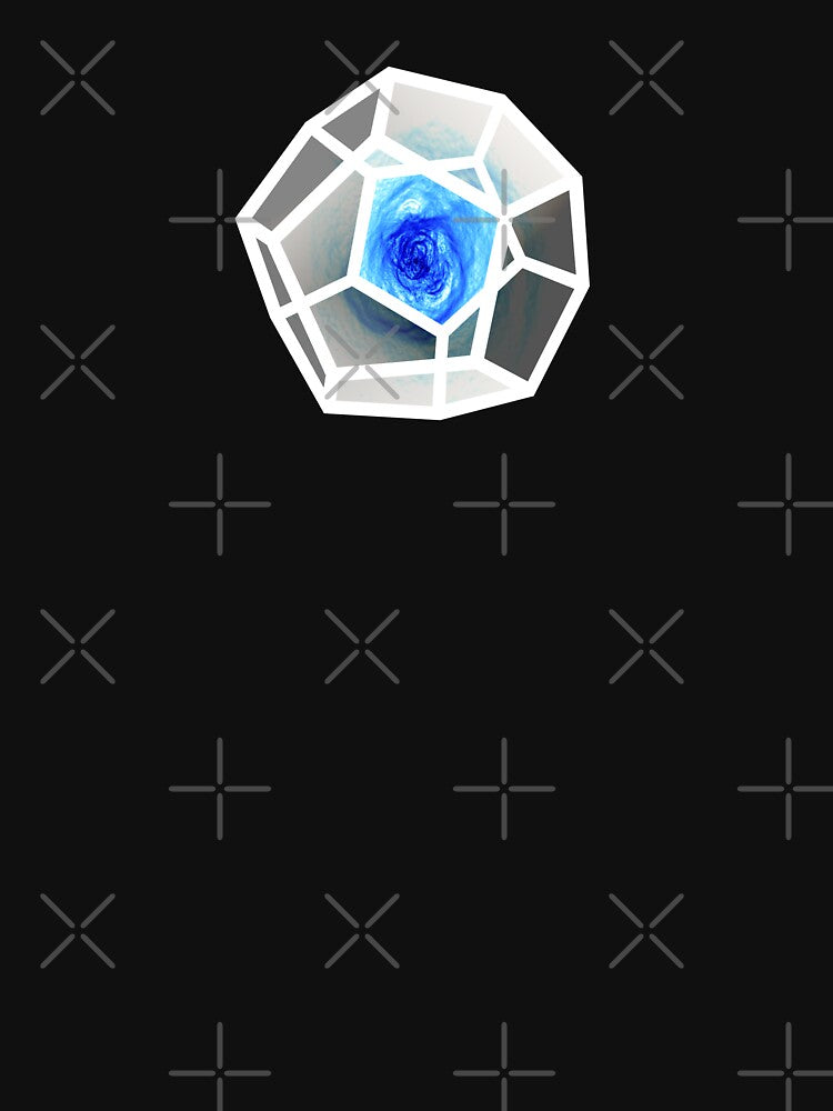 Copy of Galaxy space geometry concept: Platonic solid - 4 by Blacklinesw9 T-Shirts, Hoodie, Sweatshirt (Image 3)