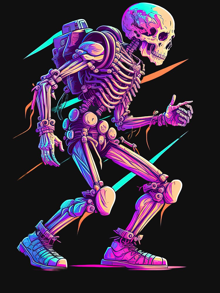 Skeleton Astronaut by Organic Creeps T-Shirts, Hoodie, Sweatshirt | BlankRebels.com (Image 3)