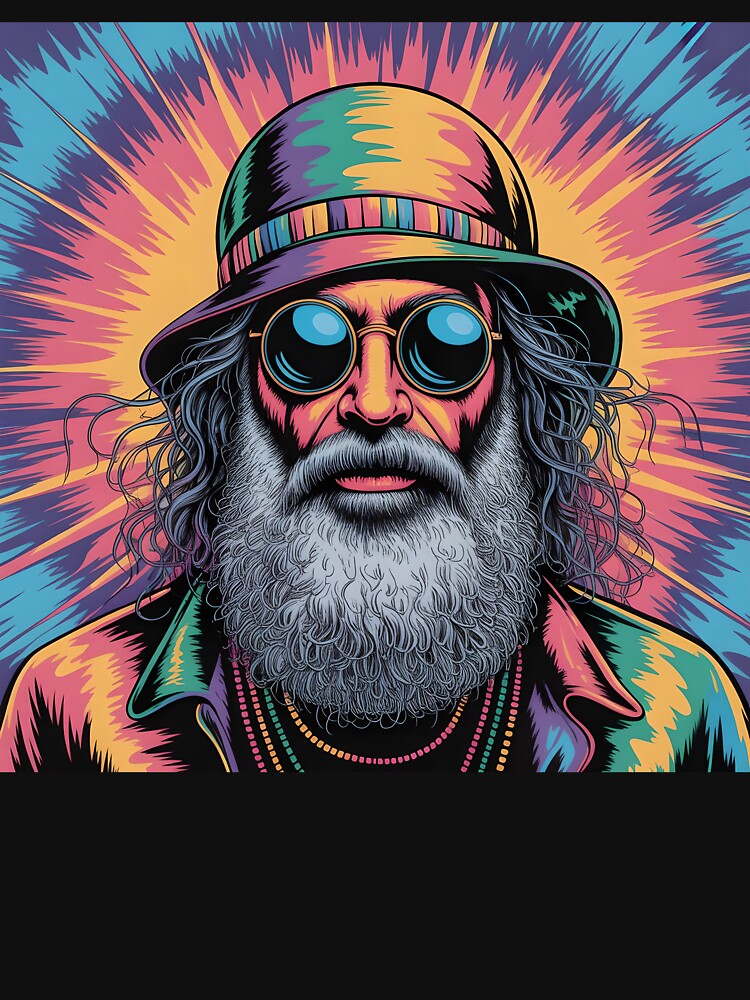 Elderly White Hippie by PixelCraftStudio T-Shirts, Hoodie, Sweatshirt | BlankRebels.com (Image 3)