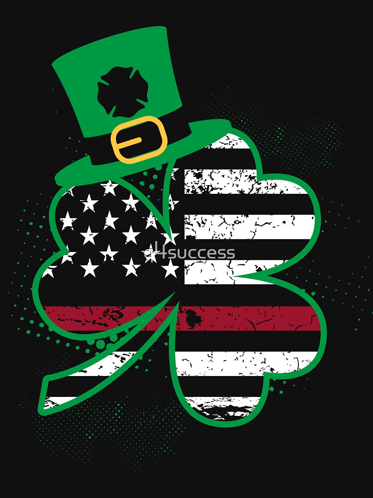 Firefighter St. Patrick's Day T-Shirt for Men and Women by q4success Hoodie, Sweatshirt | BlankRebels.com (Image 3)