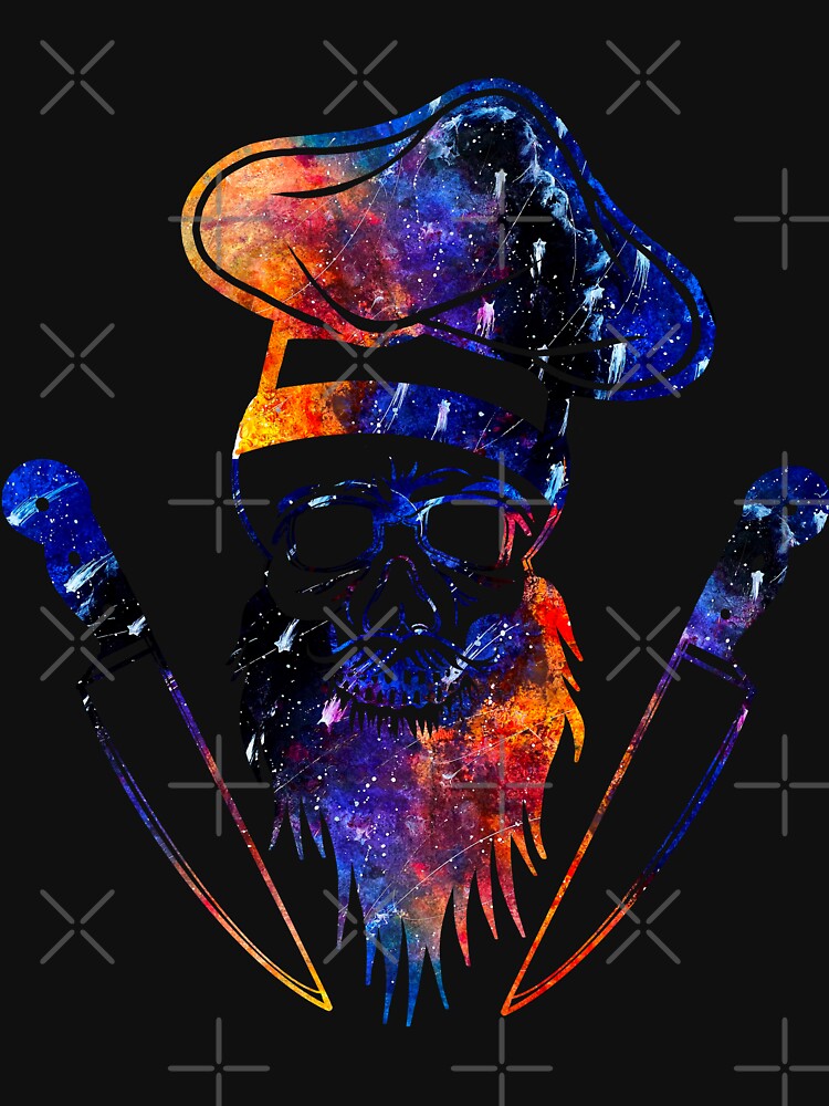 Universe soul spirit crazy Chef beard skull by TitaCris T-Shirts, Hoodie, Sweatshirt | BlankRebels.com (Image 3)