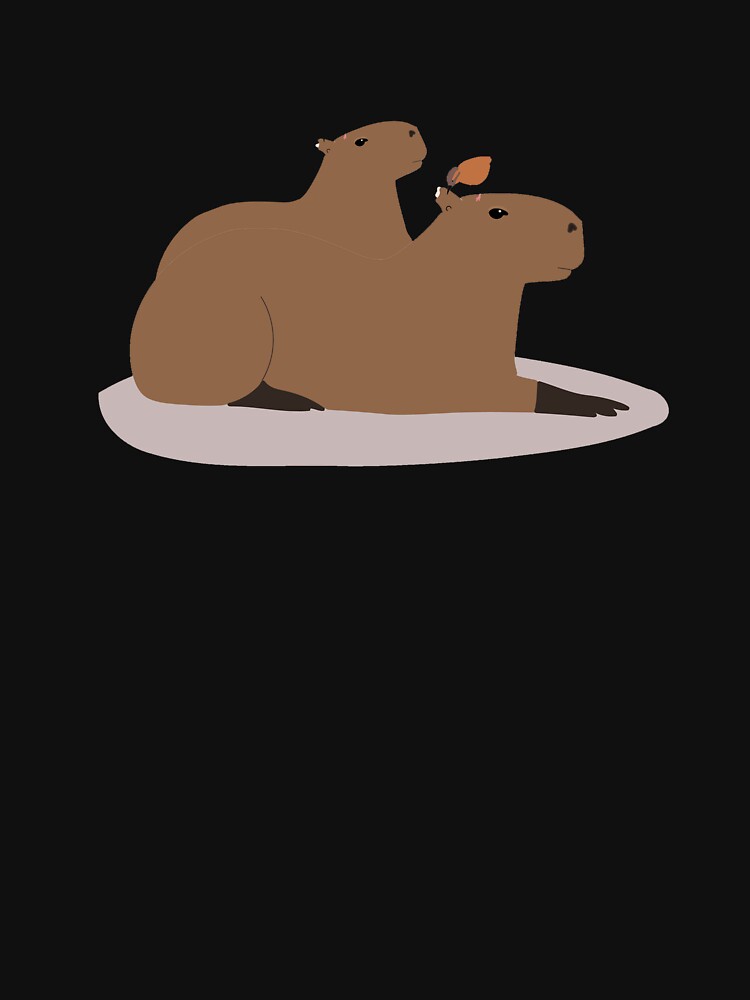 Cute Capybara Cartoon Funny Chill Animal T-Shirts, Hoodie, Sweatshirt