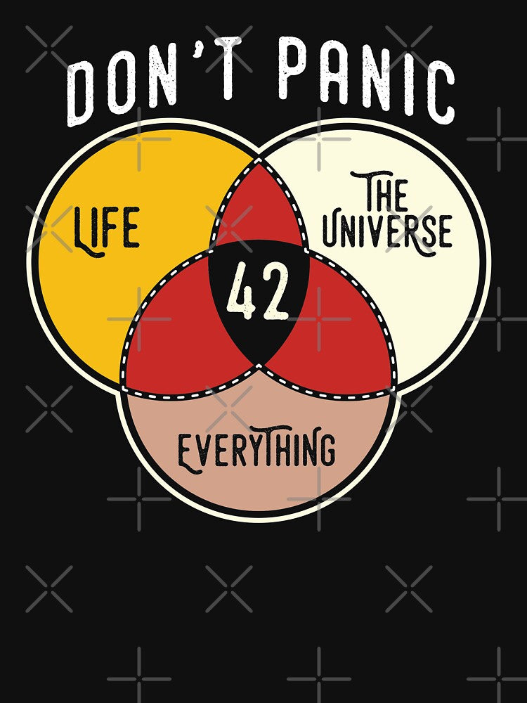 42 The Answer to Life, The Universe, and Everything by Grafik Traffik T-Shirts, Hoodie, Sweatshirt (Image 3)