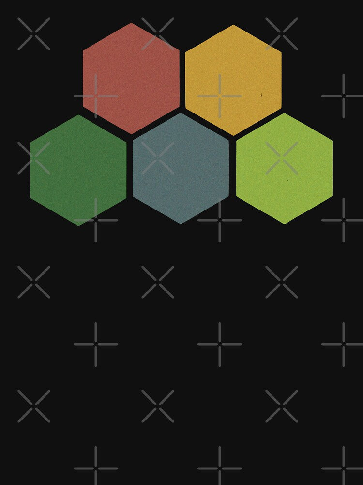 Catan Minimalist Hex Tile Board Game Design by CardboardCotton T-Shirts, Hoodie, Sweatshirt | BlankRebels.com (Image 3)