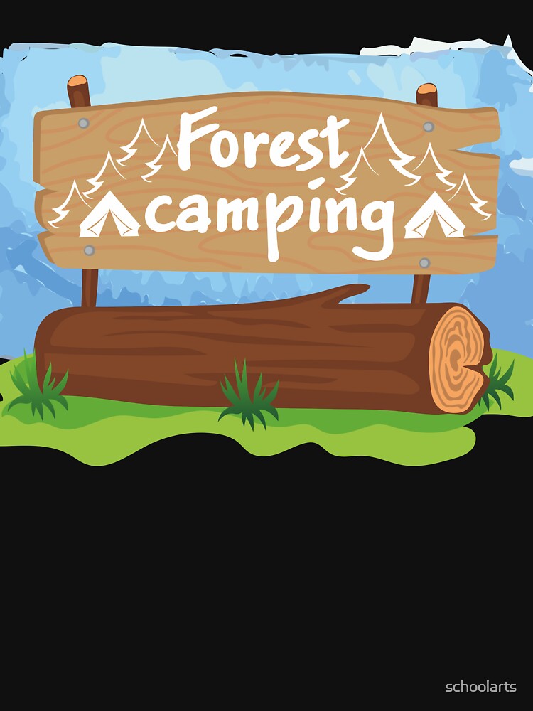 forest camping by schoolarts T-Shirts, Hoodie, Sweatshirt | BlankRebels.com (Image 3)
