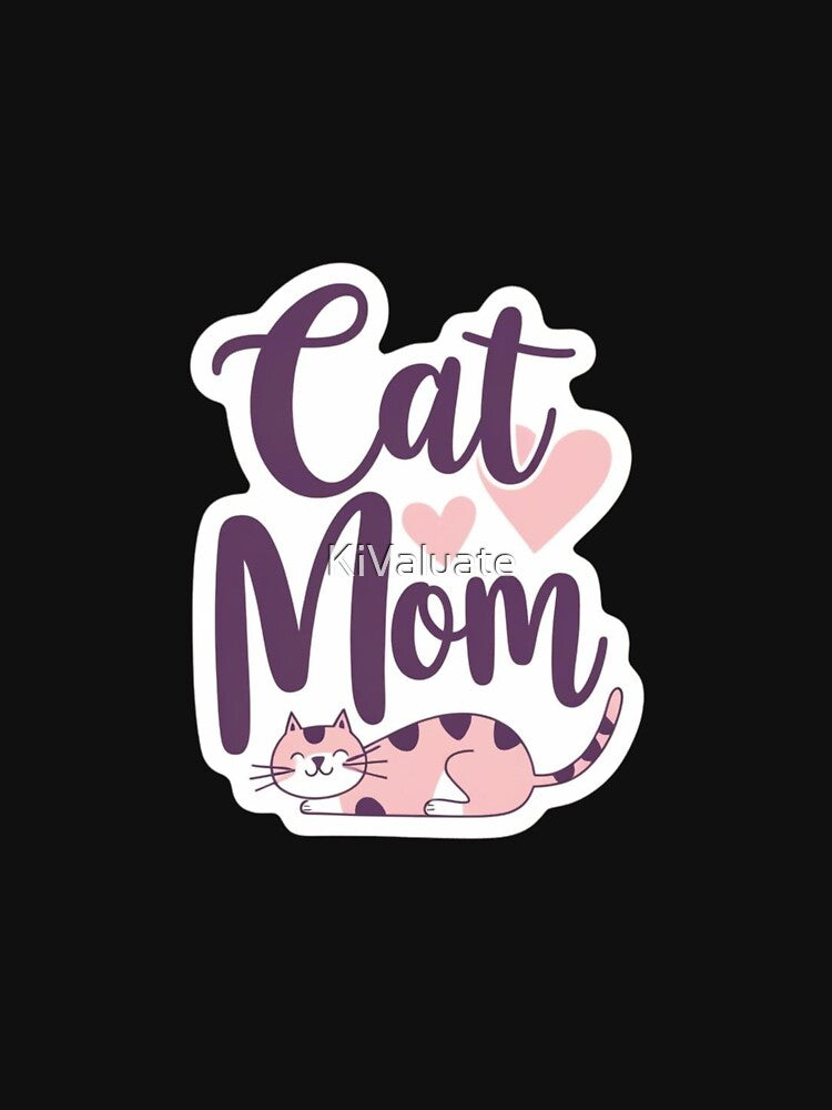 Cat Mom – For Proud Kitty Parents & Feline Fans by KiValuate T-Shirts, Hoodie, Sweatshirt | BlankRebels.com (Image 3)