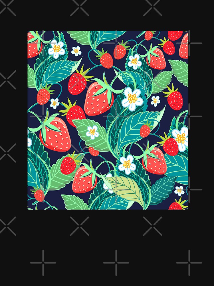 strawberries by virilamissa T-Shirts, Hoodie, Sweatshirt | BlankRebels.com (Image 3)