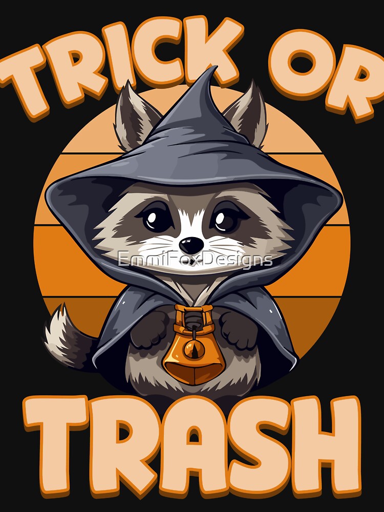 Trick or trash? by EmmiFoxDesigns T-Shirts, Hoodie, Sweatshirt | BlankRebels.com (Image 3)