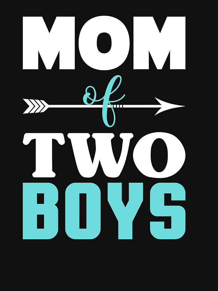 Mom Of Two Boys by dumiaa T-Shirts, Hoodie, Sweatshirt | BlankRebels.com (Image 3)