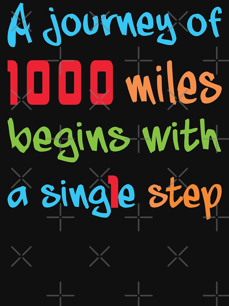 A journey of 1000 miles begins with a single step, Motivational quotes, positive words and inspirational... (Image 3)