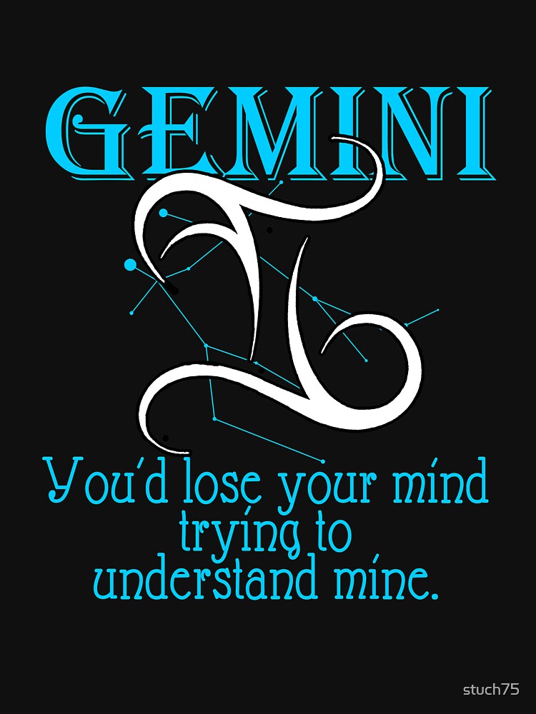 Gemini The Twin Zodiac Sign by stuch75 T-Shirts, Hoodie, Sweatshirt | BlankRebels.com (Image 3)