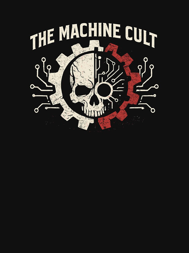 Mechanicus Skull w/ Typography (Style 2) by Syzygy Designs T-Shirts, Hoodie, Sweatshirt | BlankRebels.com (Image 3)
