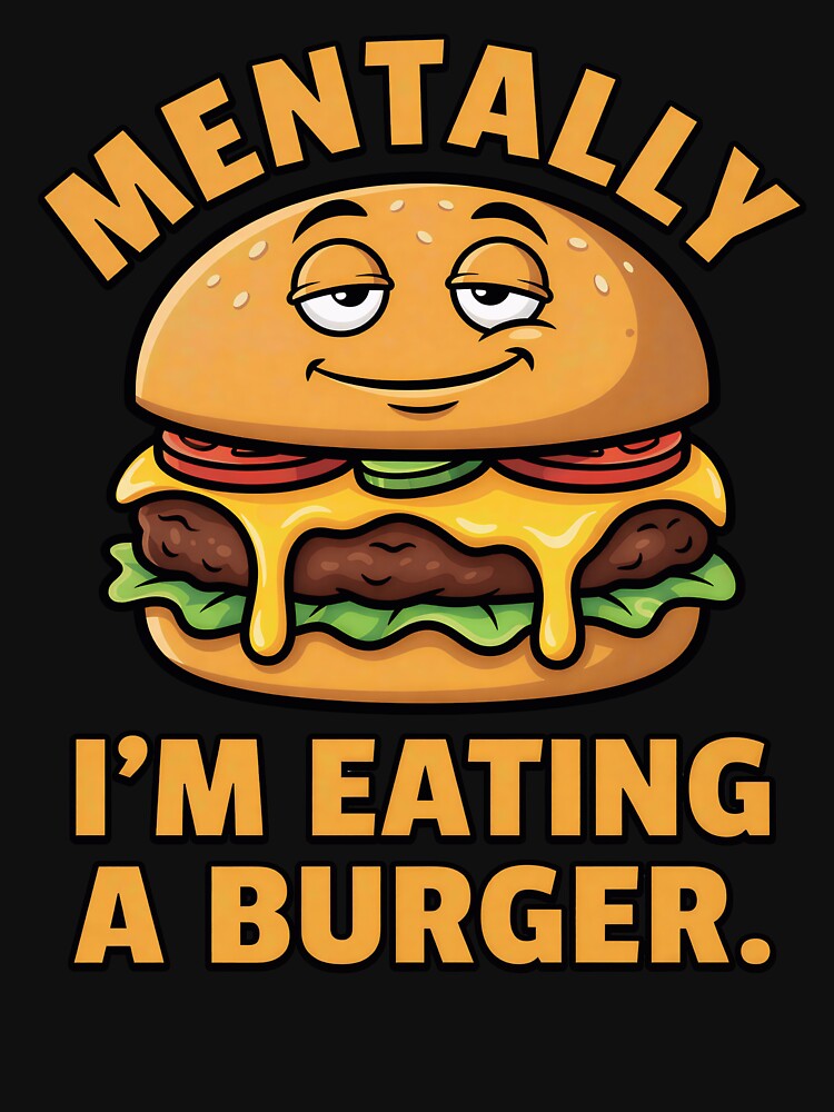 National Cheeseburger Day T-Shirt, Funny Burger Shirt, Food Lover Tee, Cheeseburger Humor Australia by B CRATES... (Image 3)
