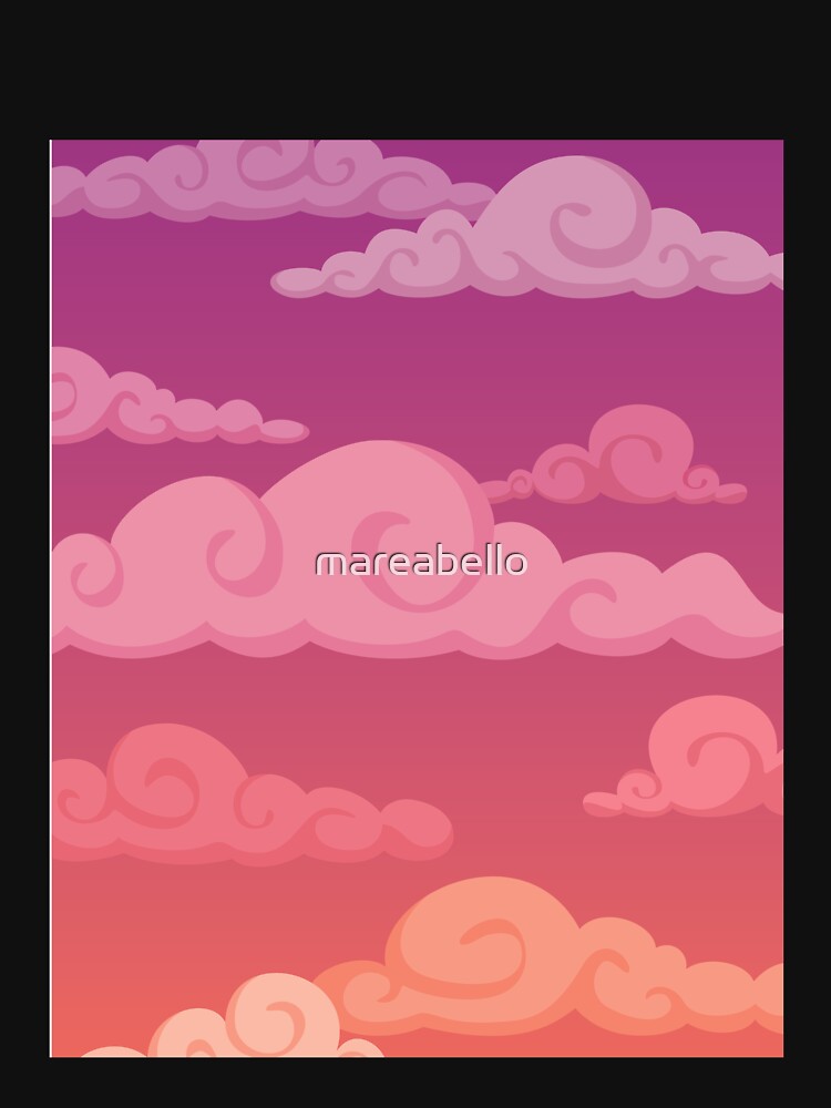 Purple Sunset Clouds by mareabello T-Shirts, Hoodie, Sweatshirt | BlankRebels.com (Image 3)