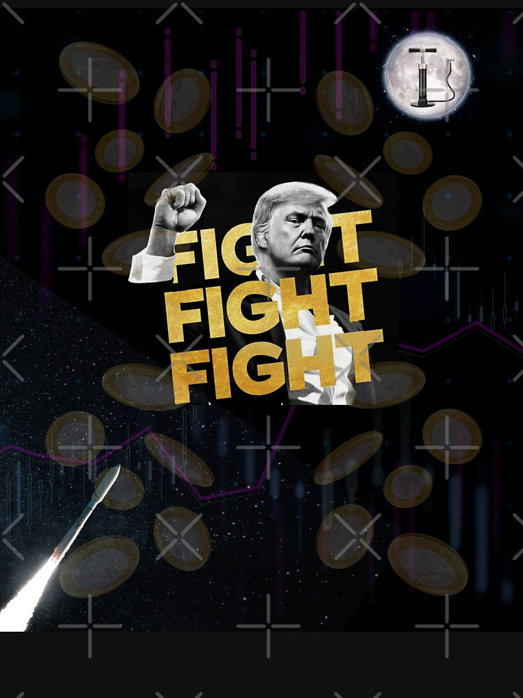 $Trump Meme - Art of the Crypto Fight Moon Mission by cabana.space T-Shirts, Hoodie, Sweatshirt | BlankRebels.com (Image 3)
