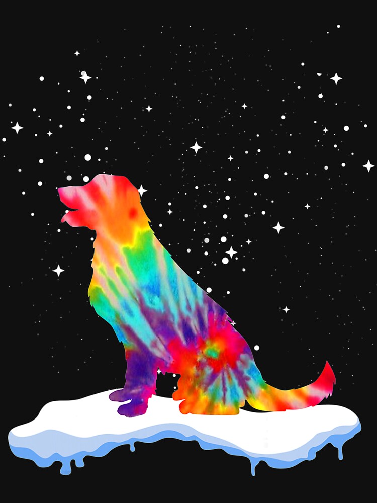 Christmas Golden Retriever Ocean Tie Dye Rainbow Costume by NiceStore095 T-Shirts, Hoodie, Sweatshirt (Image 3)