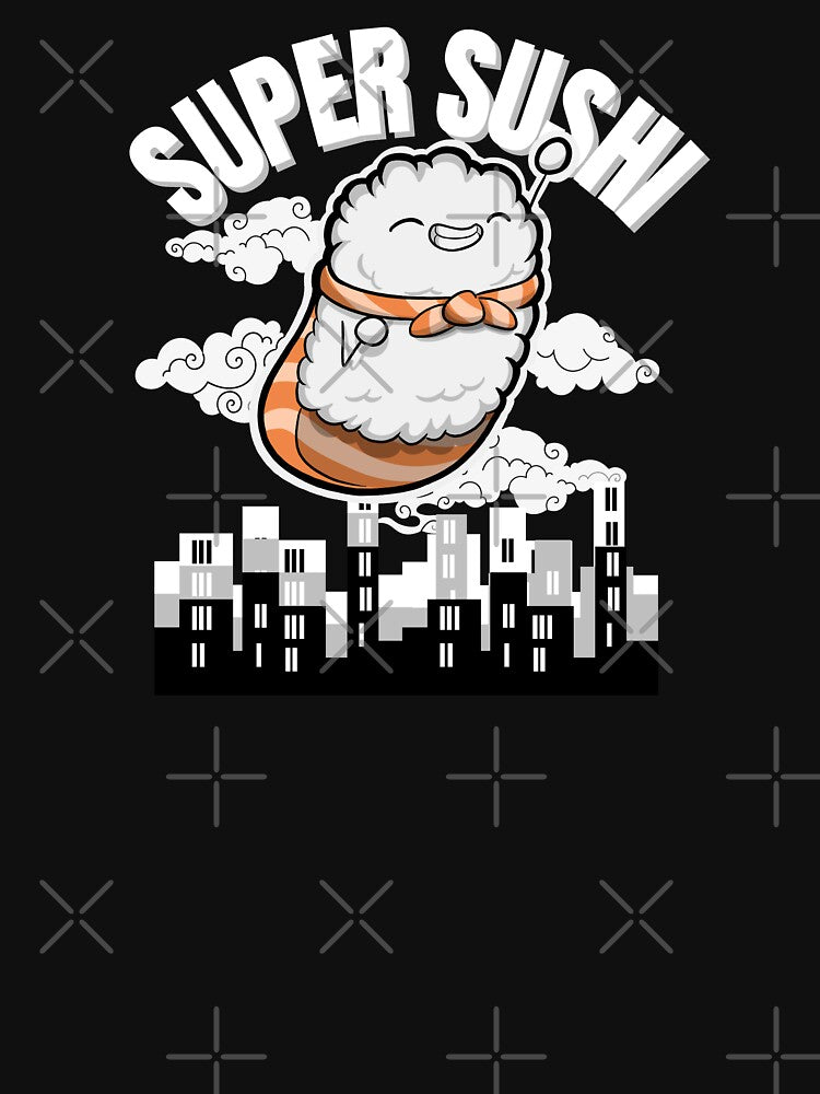 Super Sushi Saves The World by The magic  Yellow bus T-Shirts, Hoodie, Sweatshirt | BlankRebels.com (Image 3)