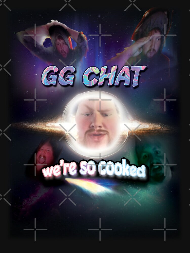 Caseoh GG Chat We are SO Cooked Blackhole Galaxy Vibes by Kateydraws T-Shirts, Hoodie, Sweatshirt | BlankRebels.com (Image 3)