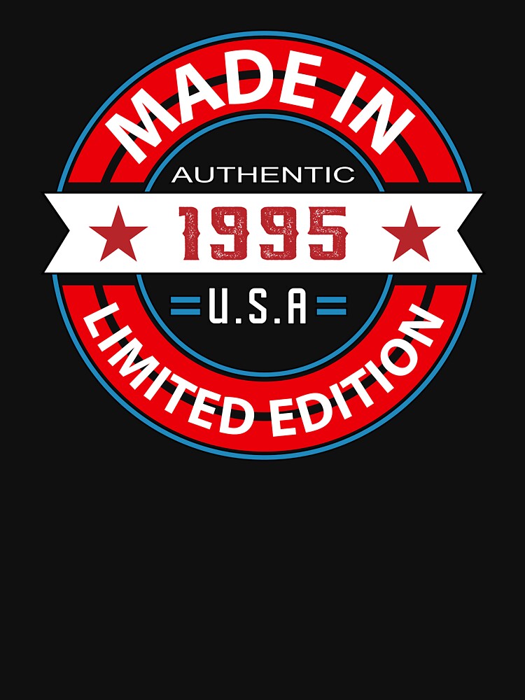 MADE IN 1995  – LIMITED EDITION by HB Shirts Hoodie, Sweatshirt | BlankRebels.com (Image 3)