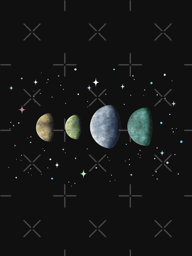 Moons of Jupiter by episodicDrawing T-Shirts, Hoodie, Sweatshirt | BlankRebels.com (Image 3)