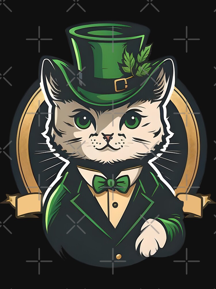 St Patricks Day Cat with Hat by Ou-SunShine T-Shirts, Hoodie, Sweatshirt | BlankRebels.com (Image 3)